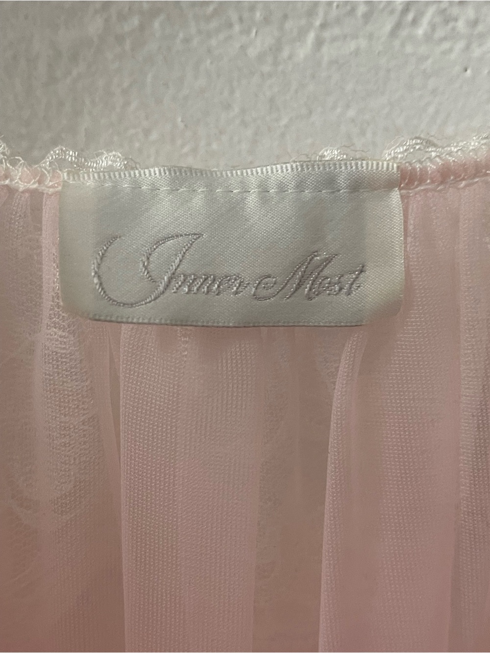 Vintage Lace Peignoir & Nightgown lace Inner Most Sears, maybe 1960s or 1970s. - Picture 5 of 12